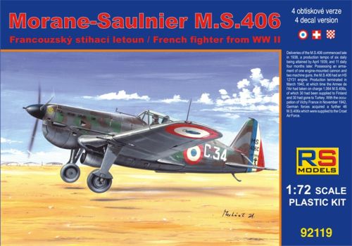 Morane Saulnier MS406/D3800 (France, Switserland, Croatia) RS92119