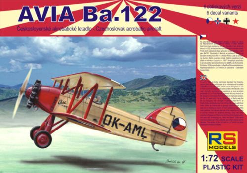 Avia Ba122 Aerobatic Aircraft (Castor II & Pollux Engine) RS9254