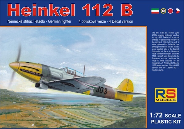 Heinkel He112B-2 (Hungarian AF) RS9262