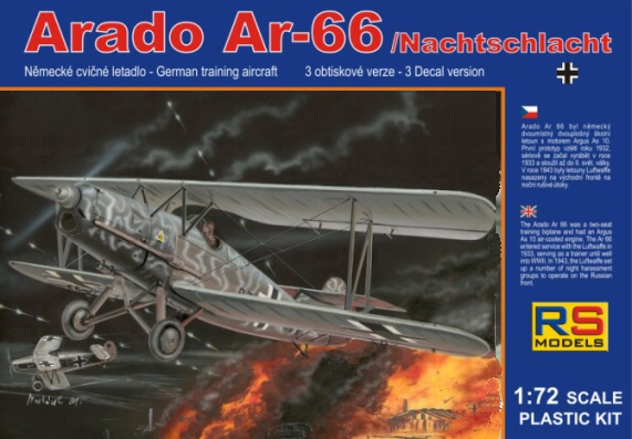 Arado AR66 Nachtslacht Single seater RS9263