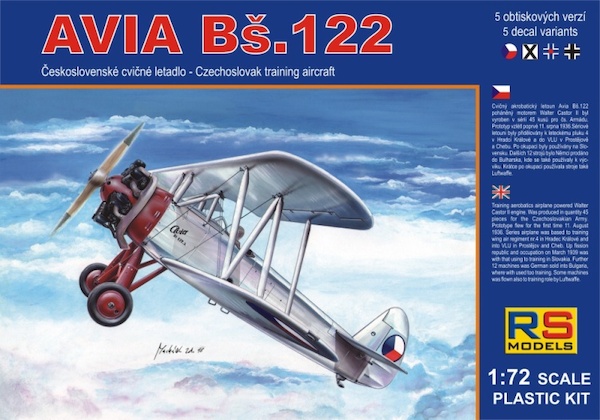 Avia Bs122 Czecholsovak Trainer RS9269