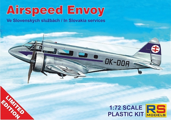 Airspeed Envoy in Slovakian service  RS94005
