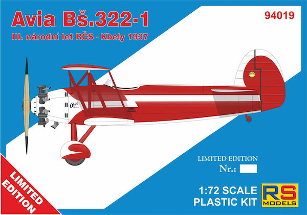 Avia Bš.322.1 III. Národnà let R?S a II. Národnà sout?ž v letecké akrobacii. Kbely 1937 RS94019