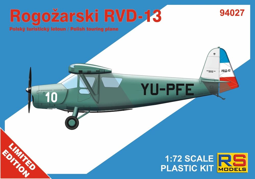 1:72 Rogosarski RVD-13 - limited edition