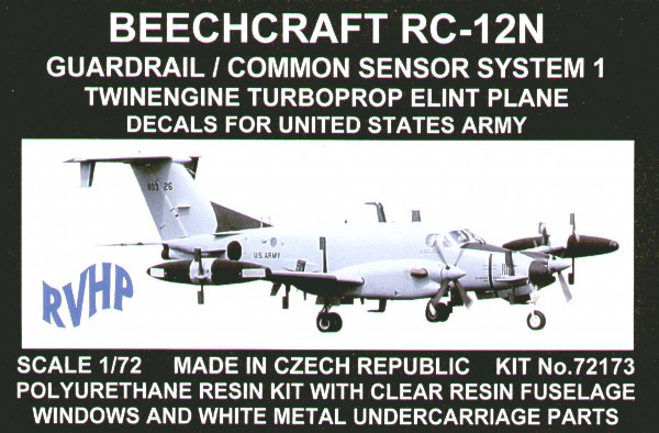 Beechcraft RC12N Guardrail / Common Sensor System 1 (US Army ELINT Plane) 72173