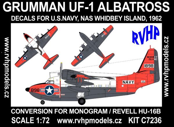 Grumman UF-1 Albatross (US Navy) for Revell/Monogram  RVHC7236