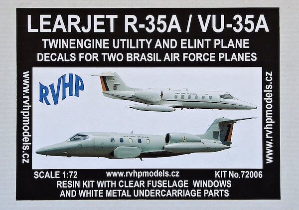 Learjet R35A / VU35A (Brasil AF) - Reissue! RVH72006