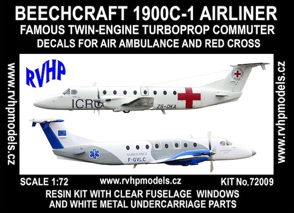 Beechcraft 1900C-1 (Ambulance, Red Cross) - Reissue  RVH72009