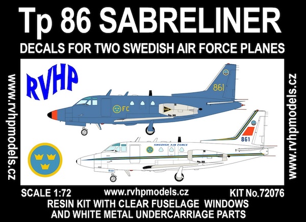 Tp86 Sabreliner (Swedish AF)  RVH72076