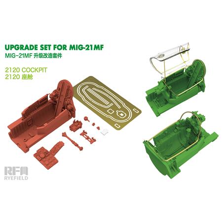 Upgrade set for MiG-21MF Cockpit Ryefield Models  RFM2120