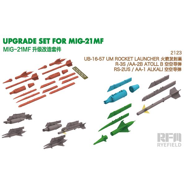 MiG-21MF Weapon set (Ryefield Models)  RFM2122
