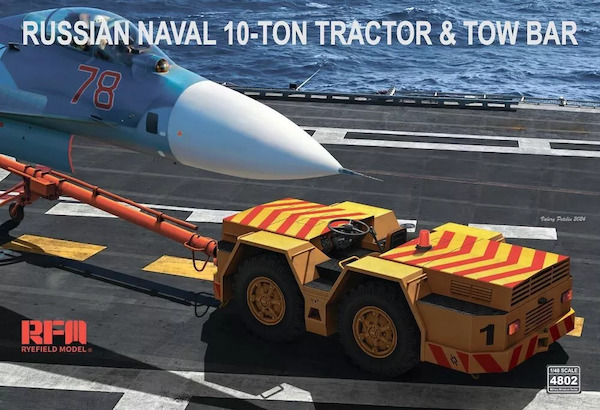 Russian Naval 10 ton Tractor & Tow Bar 4802