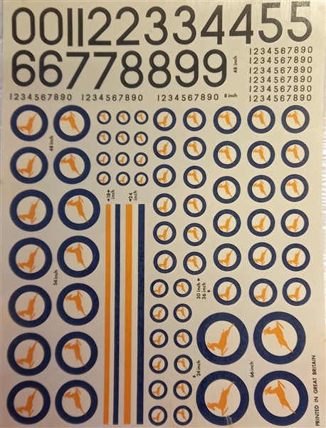 Springbok Roundels and serials 1950-1958 (BACK IN STOCK) SAAF 2