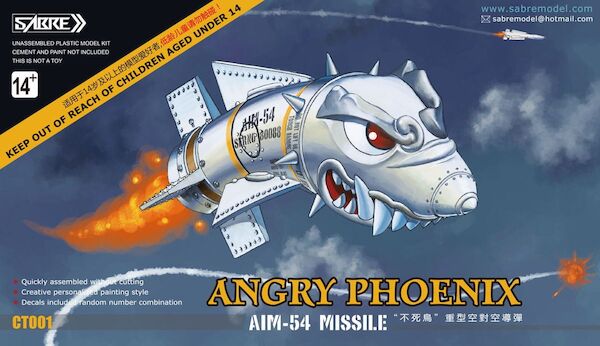 Angry Phoenix,  AIM54 Missile (2 models included) (BACK IN STOCK)  CT001