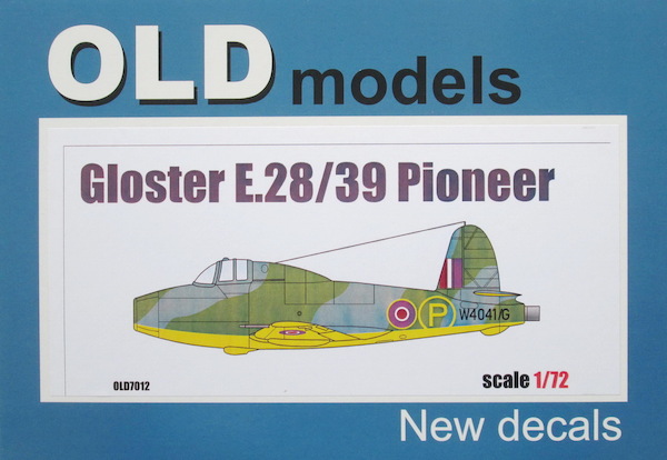 Gloster E.28/39 Pioneer SBK-OLD7012