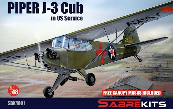 Piper J-3 Cub 'In US Service' SBK4001