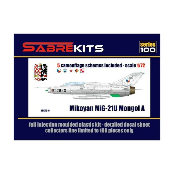 Mikoyan MiG21U "Mongol A" (Czech, Finnish, Soviet, BVA and Polish Markings) SBK7019