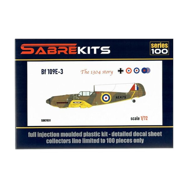 Messerschmitt Bf109E-3 'the 1304 story" (German, French. RAF markings) SBK7031