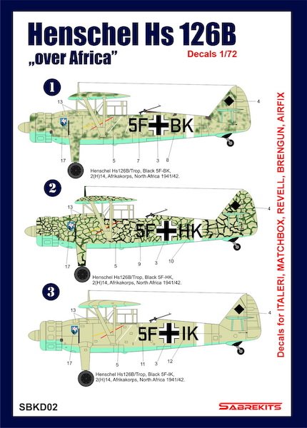 Henschel Hs126 'Over Africa' SBKD02