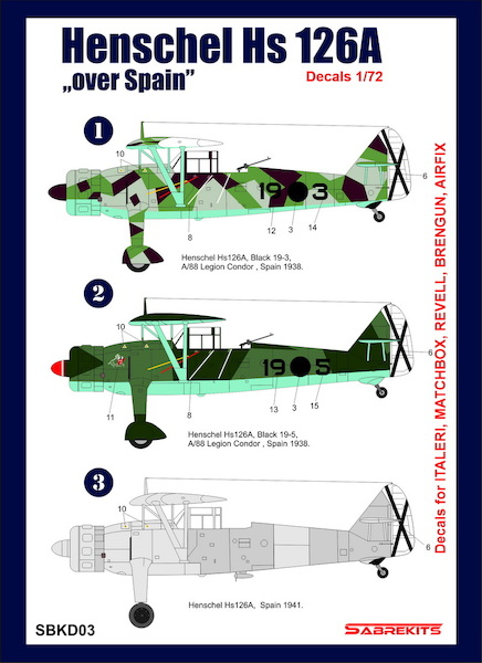 Henschel Hs126 'Over Spain'  SBKD03