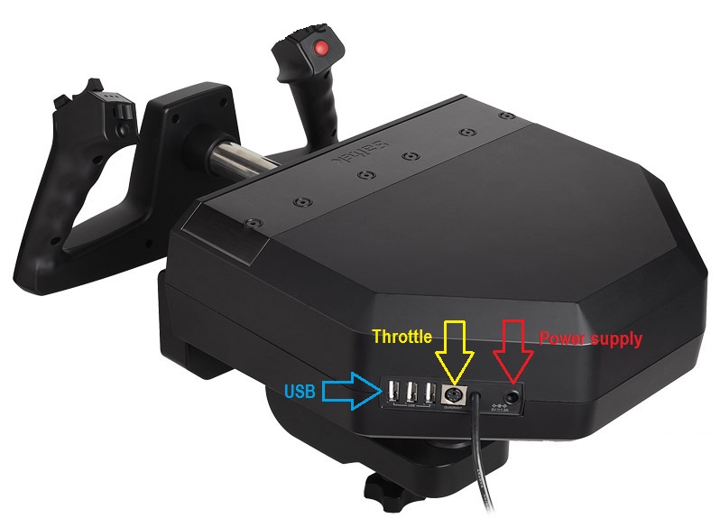 Saitek 5099206069909 Pro Flight Yoke System ( Yoke & Throttle)