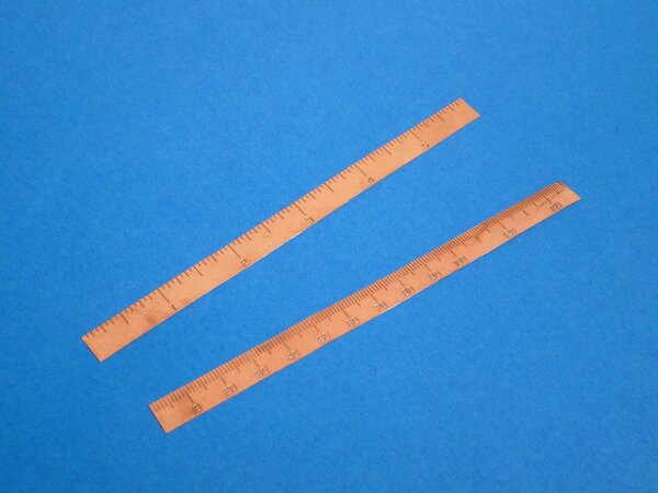 Copper flexible ruler in mm's  SBS RULER