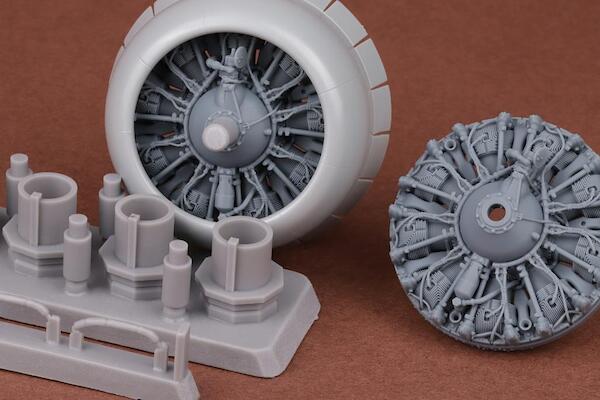 Boeing B17F/G Engine set  (Hong Kong Models)  SBS32002