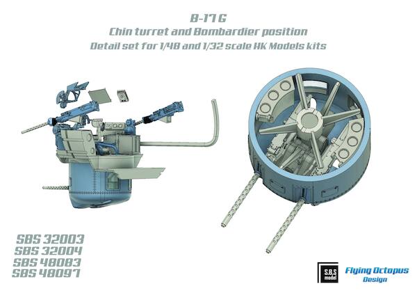 B-17G chin turret (Hong Kong Models) SBS32004