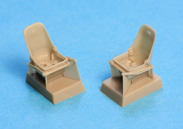 Messerschmitt Bf109A, B, C, D, E Seat with harness (x2) SBS48007