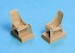 Messerschmitt Bf109A, B, C, D, E Seat with harness (x2) SBS48007