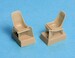 Messerschmitt Bf109A, B, C, D, E Seat without harness (x2) SBS48008