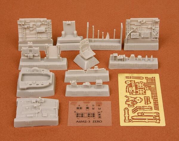 Mitsubishi A6M-2 Zero cockpit set (Hasegawa)  SBS48028