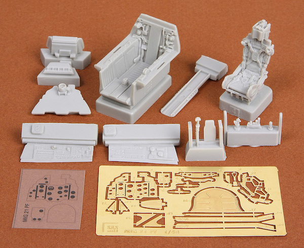 Mig21PF Fishbed cockpit set (Academy)  SBS48040
