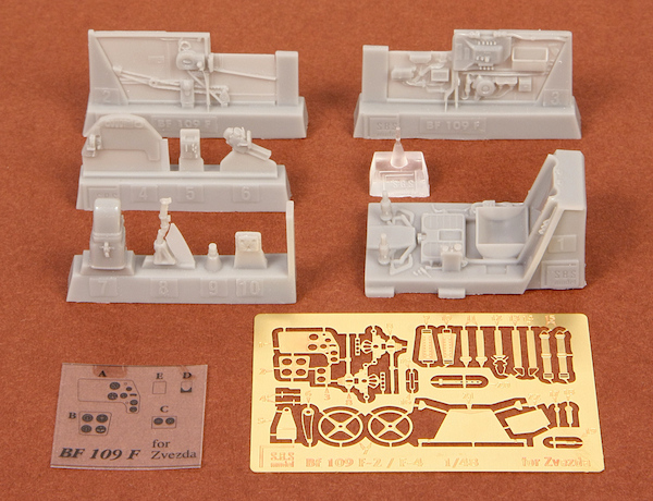 Messerchmitt BF109F-2/4 Detail set (Zvezda)  SBS48042