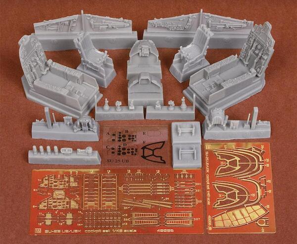 Suckoi Su25UB/UBK Frogfoot cockpit set (KP/Smer/AZ))  SBS48056