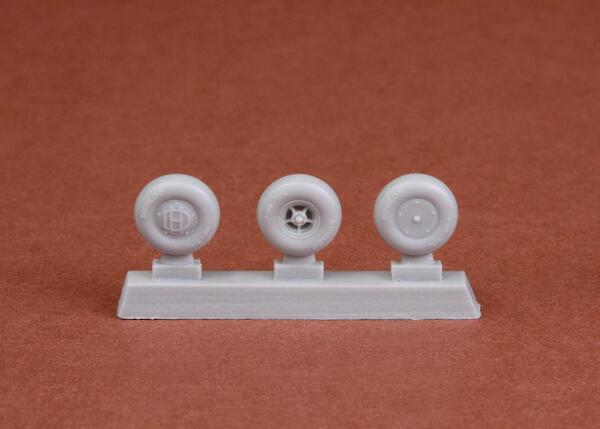 De Havilland DH82a Tiger Moth Wheel set (Airfix) SBS48069
