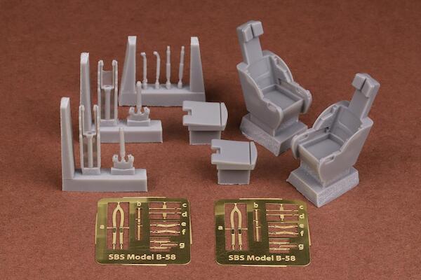 B58 Hustler SAC ejection seats (2x) (Revell/Monogram) SBS48081