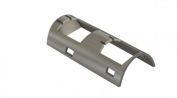 B-58 Hustler fuselage section 3D print for cockpit set (Monogram/Revell) SBS48094P
