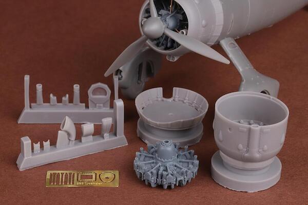 Westland Lysander Mk.I/III engine & cowling set (Airfix) SBS48096