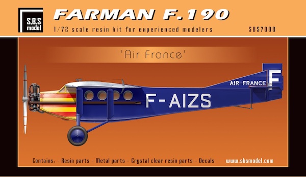 Farman F.190 ' AIR FRANCE'  SBS7008