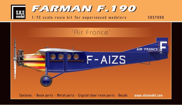 Farman F.190 ' AIR FRANCE' SBS7008