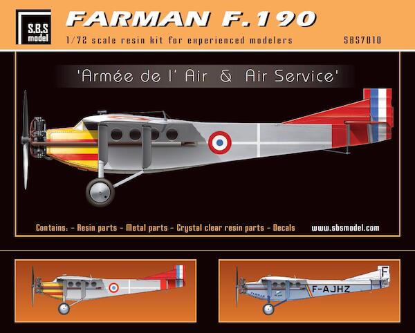 Farman F.190 'Armée de l'Air & Air service' SBS7010