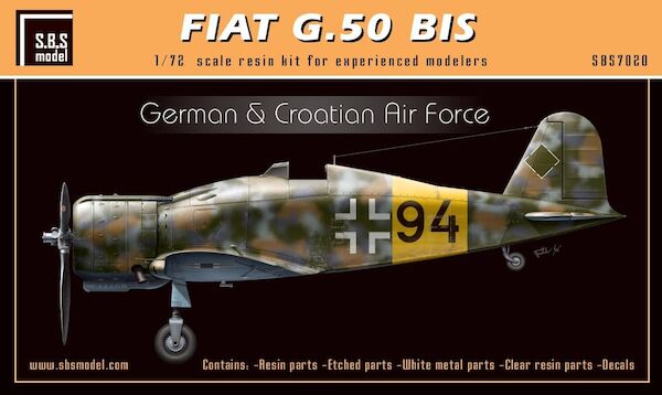 Fiat G.50 bis 'German & Croatian Air Force' SBS7020