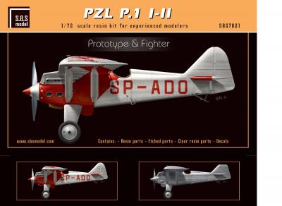 PZL P.1 I-II Prototype and Fighter SBS7021