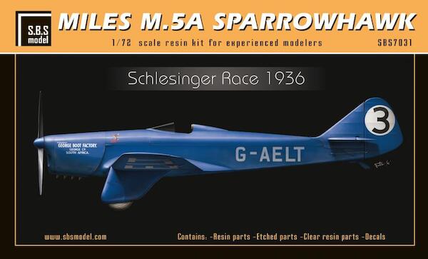 Miles M.5A Sparrowhawk 'Schlesinger Race' SBS7031