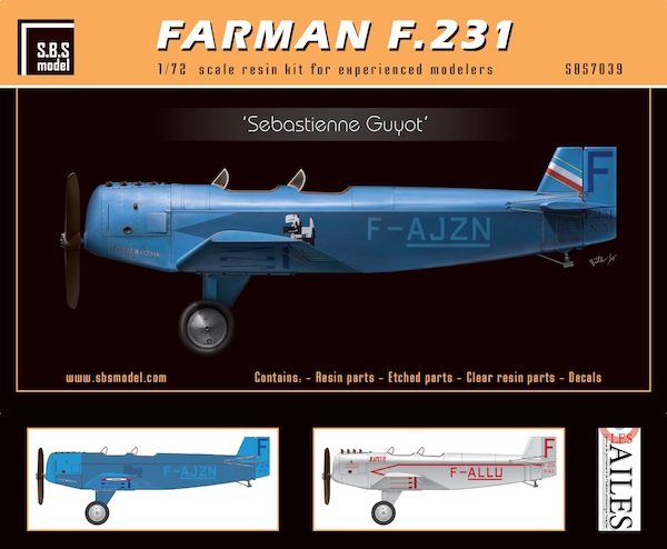 Farman F.231 'Sebastienne Guyot' (BACK IN STOCK) SBS7039