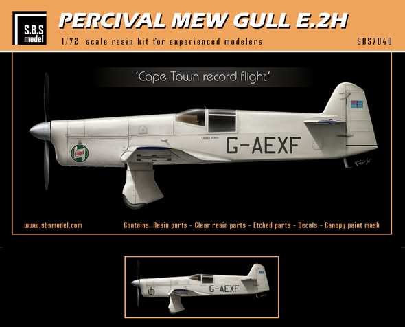 Percival Mew Gull E.2H 'Cape Town Record Flight' SBS7040