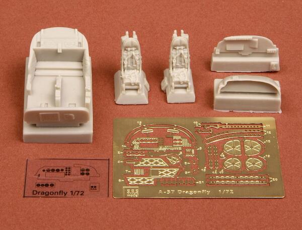 A37 Dragonfly cockpit set (Academy)  SBS72006