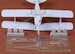 De Havilland DH82 Tiger Moth rigging wire and wheel set (stainless steel PE) SBS72048
