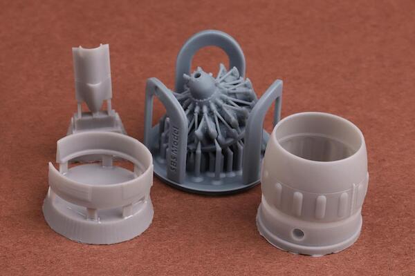 Bloch MB151 & MB152 engine with cowling set (Dora Wings) SBS72075
